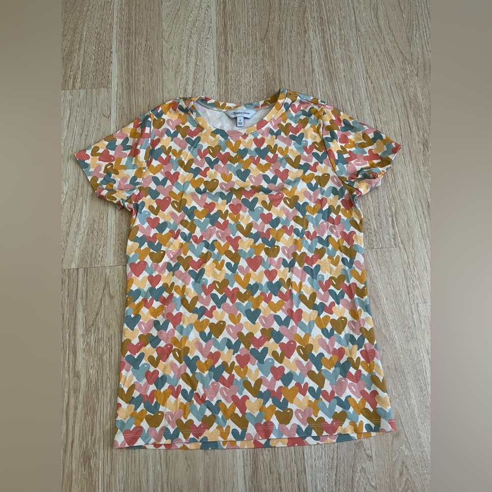 The Company Store Multicolor Heart Pattern Matching Set